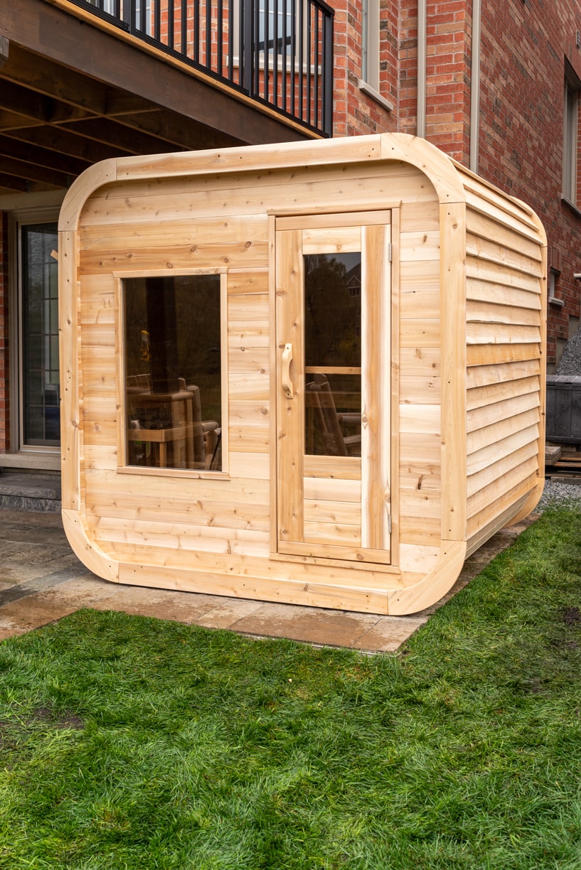 Dundalk LeisureCraft CT Luna 2-Person Barrel Sauna CTC22LU