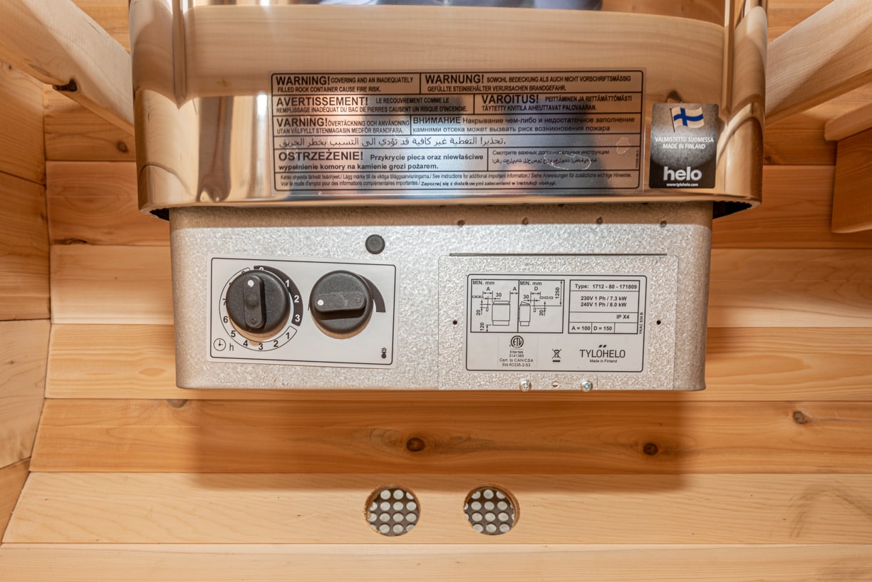 Dundalk LeisureCraft CT Luna 2-Person Barrel Sauna CTC22LU