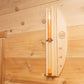Dundalk LeisureCraft CT Luna 2-Person Barrel Sauna CTC22LU